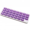 Tablettenbox Monat - 31 Tage Violett