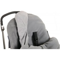 Kaiser Winterfusssack Thermo Fleece für Bugaboo und Joolz Hellgrau Melange