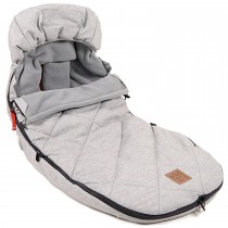 Kaiser Winterfusssack Thermo Fleece für Bugaboo und Joolz Hellgrau Melange