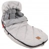 Kaiser Winterfusssack Thermo Fleece für Bugaboo und Joolz Hellgrau Melange