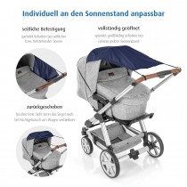 Reer Kinderwagen Sonnensegel Blau