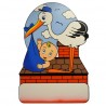 Geburtstafel Storch Boy