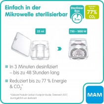 Mam Original Silikon Schnuller 2 Stück 0-6 Monate
