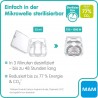 Mam Original Silikon Schnuller 2 Stück 0-6 Monate
