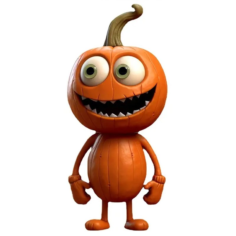 Kürbis Dekoration für den Herbst oder Halloween