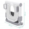 Fillikid Toilettentrainer Weiss Grau