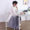Flauschige USB-Wärmedecke, warme Heizdecke 140x100 cm Grau