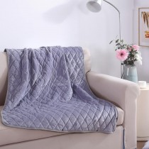 Flauschige USB-Wärmedecke, warme Heizdecke 140x100 cm Grau
