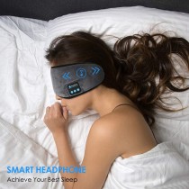 Bluetooth Schlafmaske mit Kopfhörer, Kabellose Schlaf-Kopfhörer