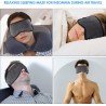 Bluetooth Schlafmaske mit Kopfhörer, Kabellose Schlaf-Kopfhörer