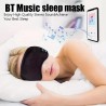 Bluetooth Schlafmaske mit Kopfhörer, Kabellose Schlaf-Kopfhörer Schwarz