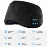 Bluetooth Schlafmaske mit Kopfhörer, Kabellose Schlaf-Kopfhörer Schwarz