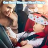 Kinder-Kopfhalterung für Autositze, Kinder-Kopfband für Autokindersitze Sterne Bunt