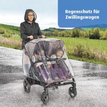 Reer RainCover Twin Regenschutz für Zwillingswagen