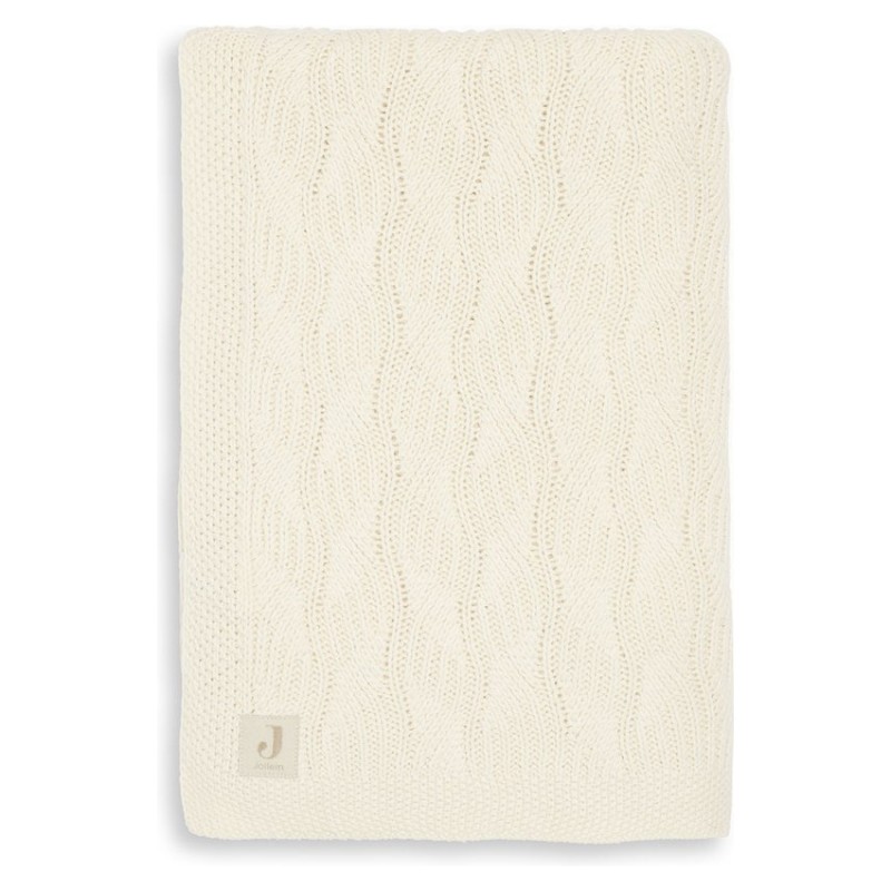 Jollein Decke Spring Knit 100x150cm Ivory