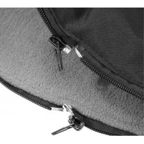 Kinderwagen Winterfusssack Schwarz Grau