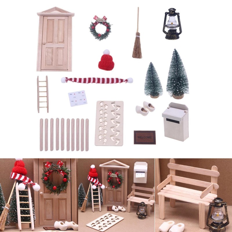 Wichteltür, Weihnachtswichtel-Set 15-teilig